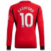 Maillot à Manches Longues Manchester United Rashford 10 Domicile 2023-24 Pour Homme